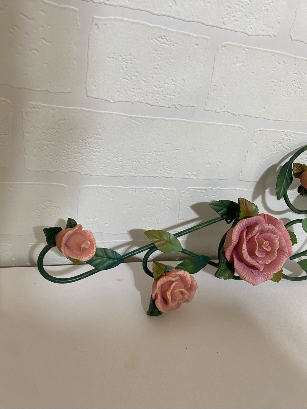 Door Frame accent decor Roses Shabby chic Vintage cottage - Picture 8 of 11